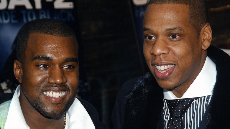 Kanye West and Jay-Z attend world premiere