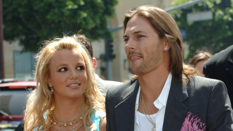 Britney Spears and Kevin Federline on the red carpet