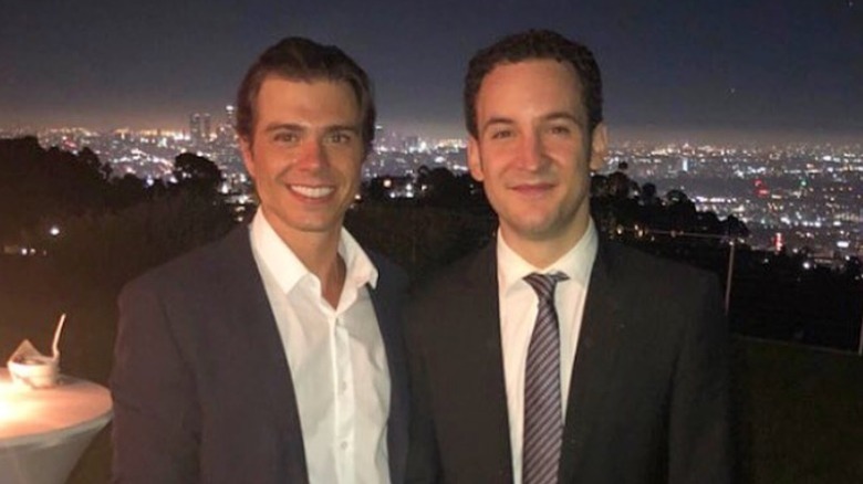 Matthew Lawrence and Ben Savage pose