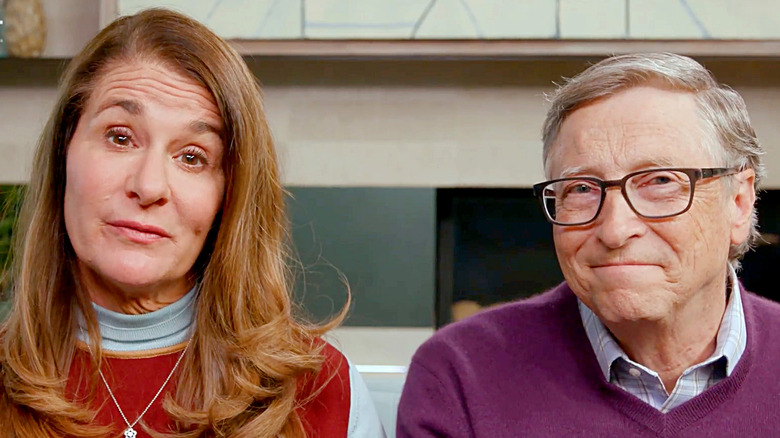 Bill and Melinda Gates speaking online