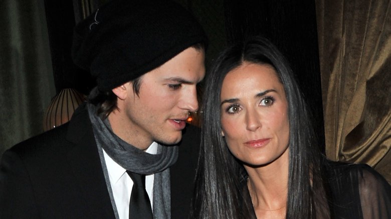 Ashton Kutcher and Demi Moore