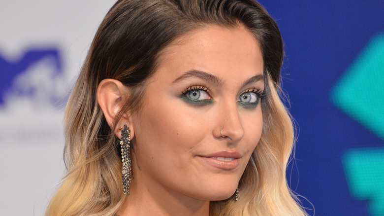 Paris Jackson side glance