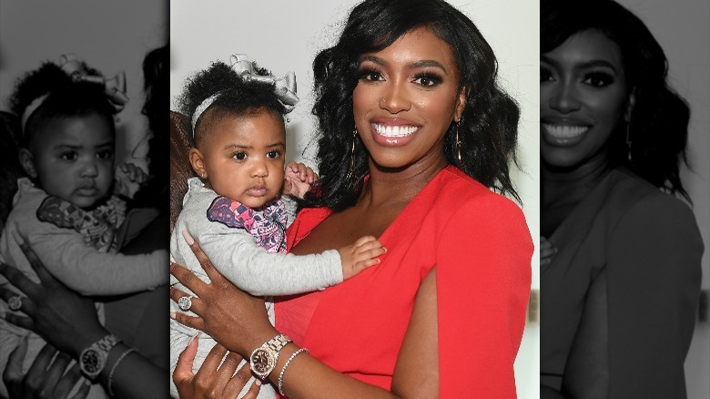 Porsha Williams and baby red carpet