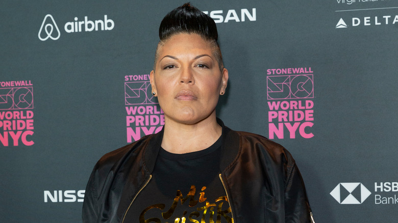 Sara Ramirez at the WorldPride Opening Ceremony on June 26, 2019.