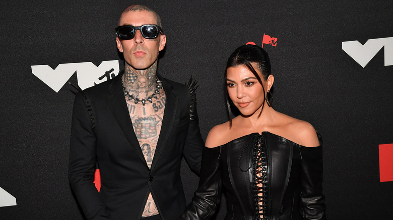 Travis Barker and Kourtney Kardashian