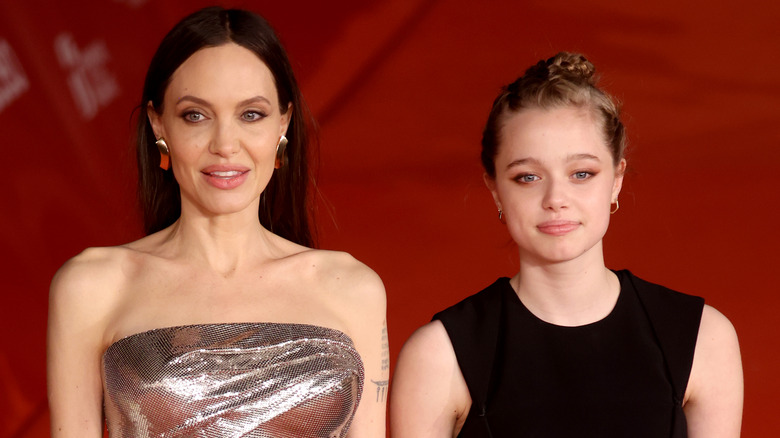 Angelina Jolie and Shiloh Jolie-Pitt on the red carpet