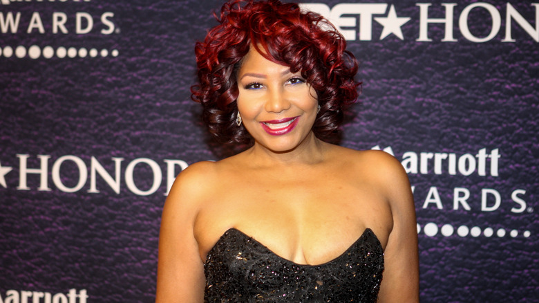 Traci Braxton smiling