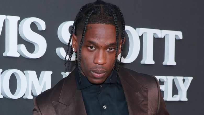 Travis Scott on the red carpet