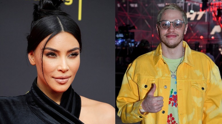 Kim Kardashian and Pete Davidson