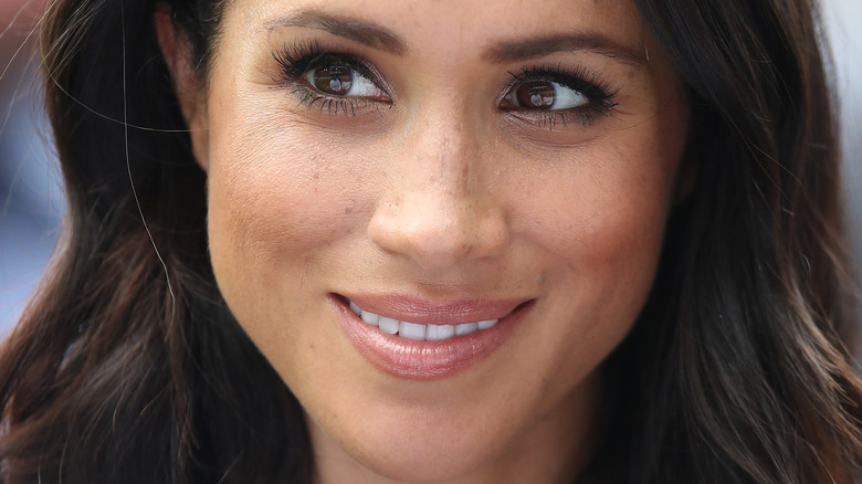 Meghan Markle brown eyes