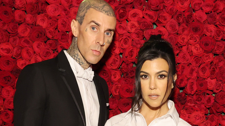 Travis Barker and Kourtney Kardashian at the Met Gala