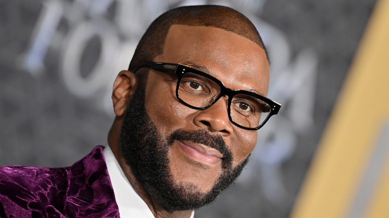 Tyler Perry smiling