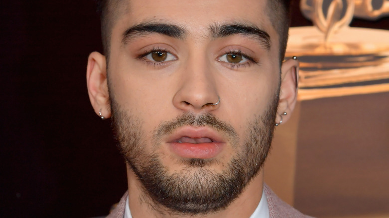 Zayn Malik looking at the camera