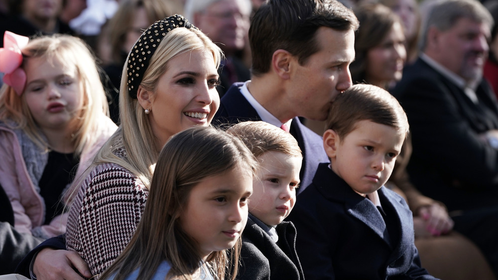 Ivanka Trump and Jared Kushner with kids 