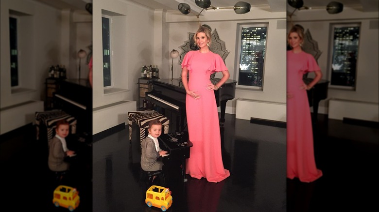 Ivanka Trump, Joseph Kushner with pianos