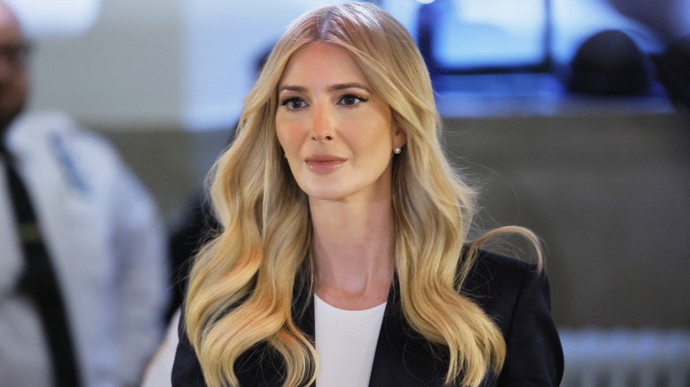 Ivanka Trump long blnde hair 