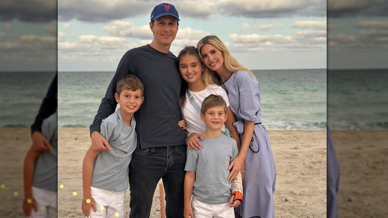 Arabella Kushner with her siblings and Ivanka Trump and Jared Kushner