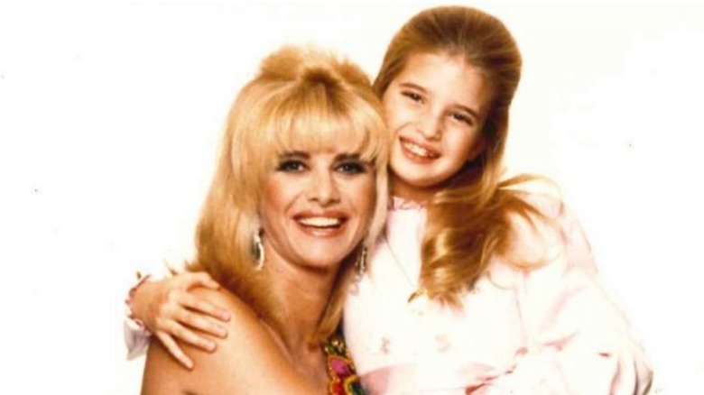 Ivana Trump cuddling Ivanka Trump