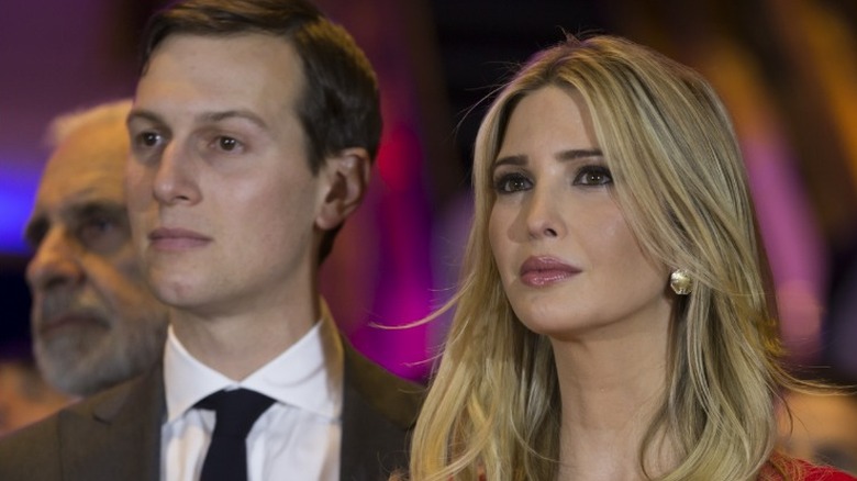 Jared Kushner, Ivanka Trump staring