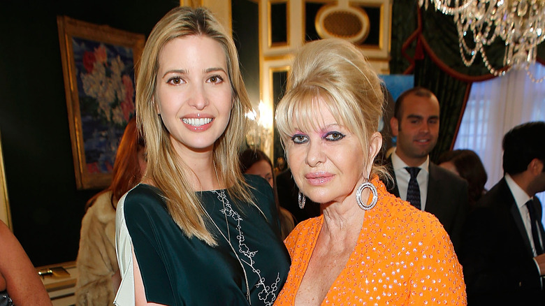 Ivanka and Ivana Trump smiling