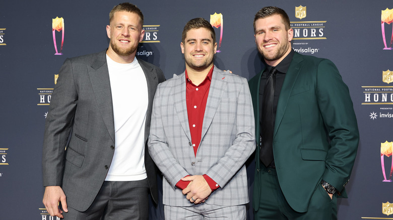 The Watt brothers posing for a photo