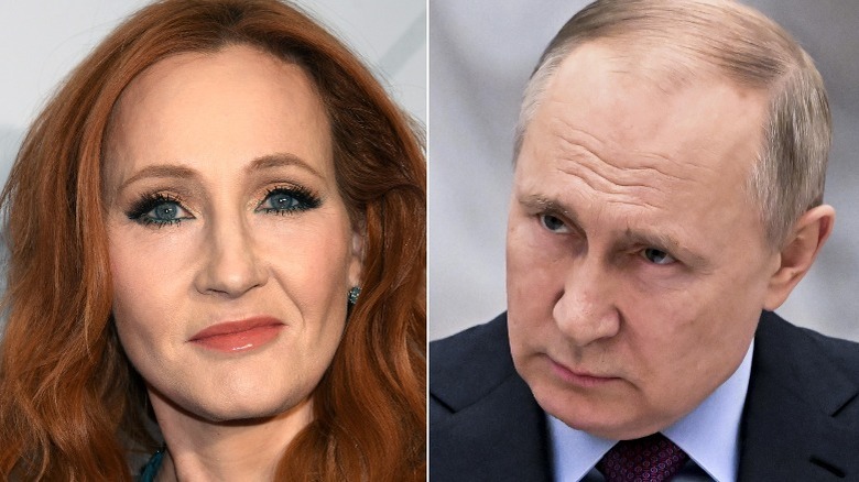 J.K. Rowling at 2019 RFK Ripple of Hope Awards; Vladimir Putin in Moscow 2021