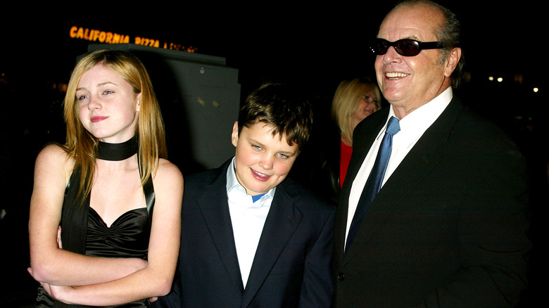 Lorraine Nicholson, Jack Nicholson, Ray Nicholson arriving at premiere