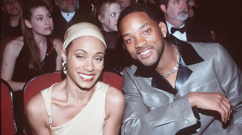 Jada Pinkett Smith and Will Smith smiling