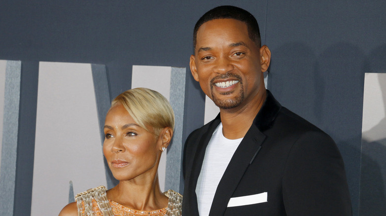 Jada Pinkett Smith and Will Smith posing together