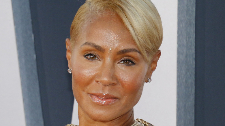 Jada Pinkett Smith with blonde hair