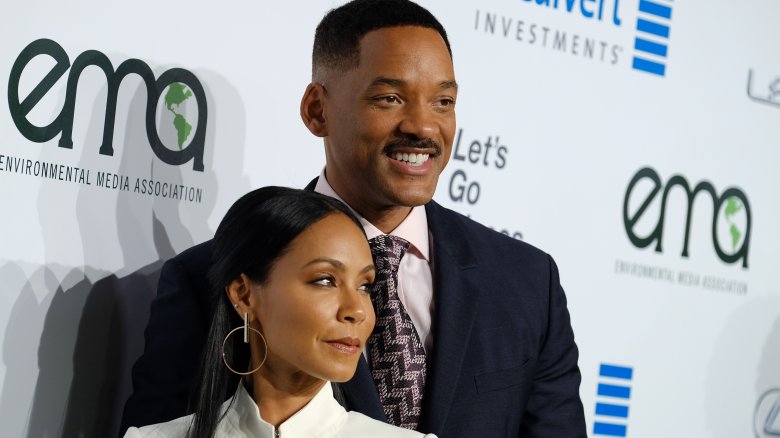 Jada Pinkett Smith and Will Smith smiling