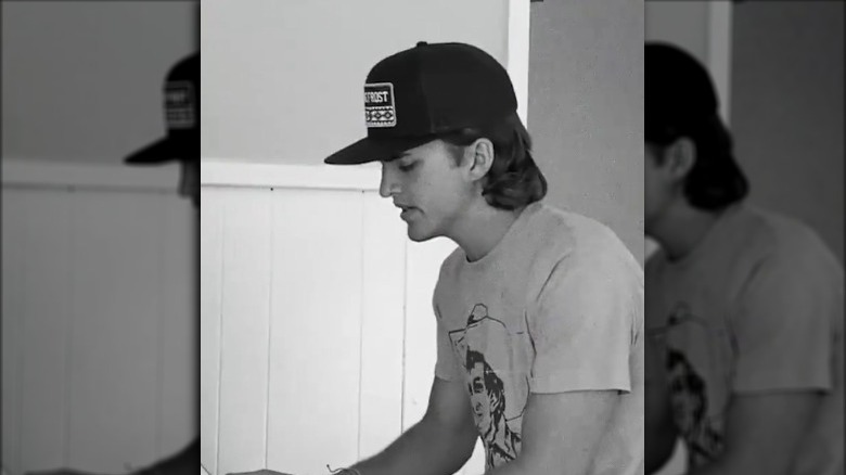 Jaden Hamilton playing piano