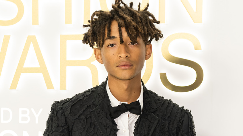 Jaden Smith posing