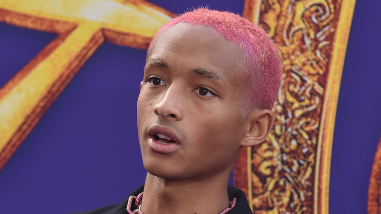 Pink-haired Jaden Smith