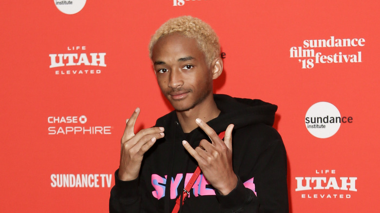 Jaden Smith poses 