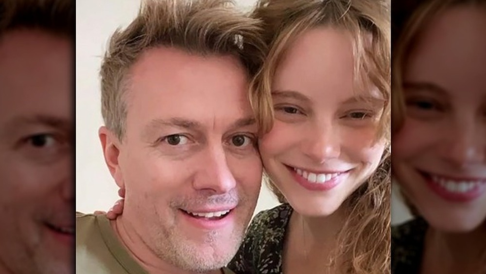 Kyle Newman and Cynthia Nabozny  appear in a selfie