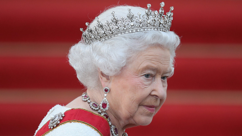 Queen Elizabeth smiling