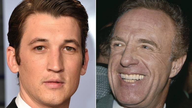 Miles Teller and James Caan at red carpet photocalls