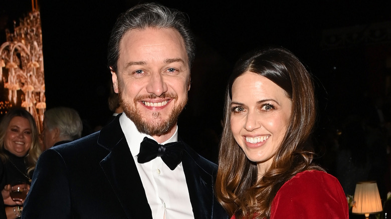 James McAvoy and Lisa Liberati smiling big together