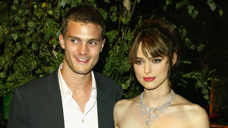 Jamie Dornan and Keira Knightley pose together