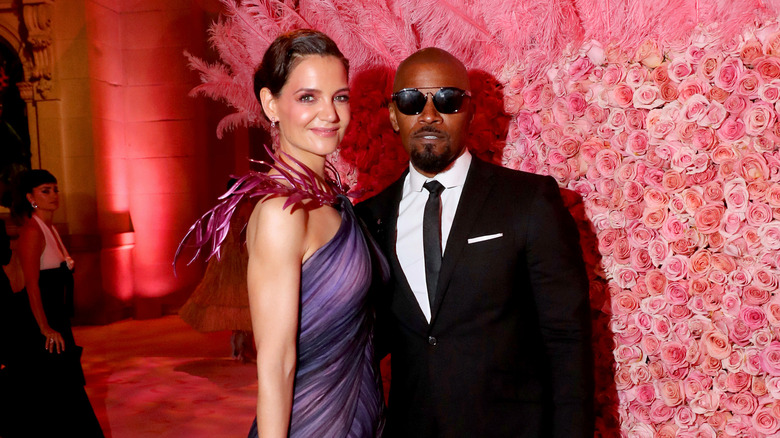 Katie Holmes and Jamie Foxx at the Met Gala