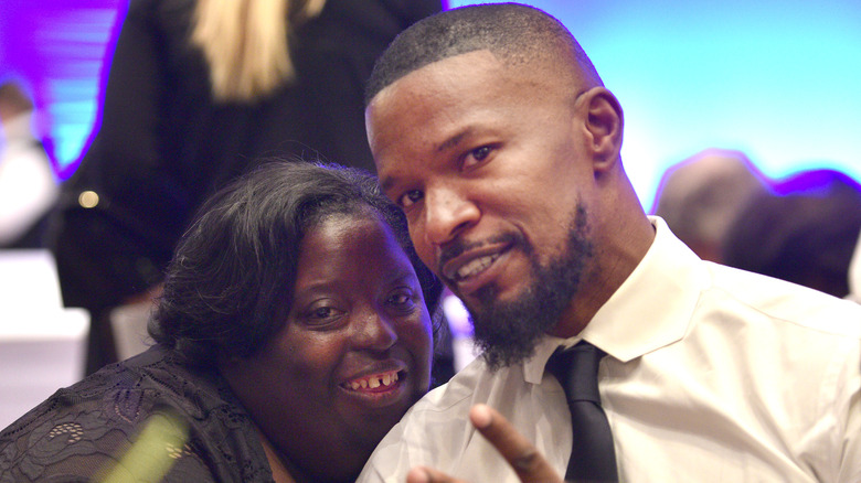 DeOndra Dixon and Jamie Foxx smiling