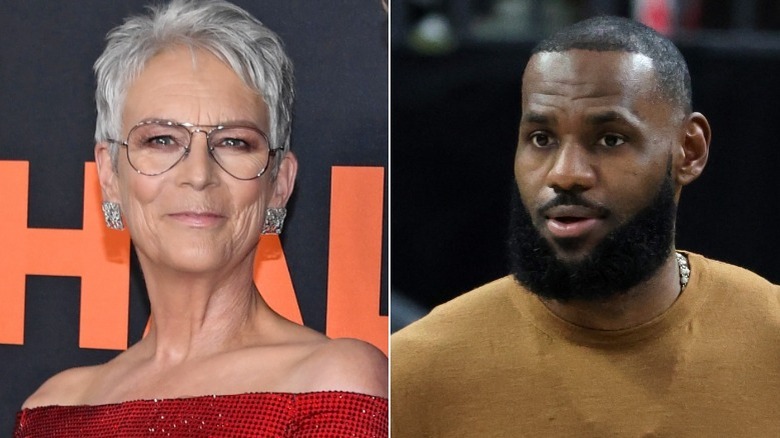 Jamie Lee Curtis and LeBron James