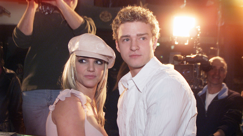 Britney Spears and Justin Timberlake in 2002