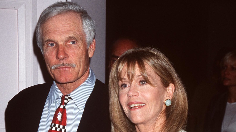 Ted Turner and Jane Fonda at the 23rd annual Crystal Film Awards in 1999