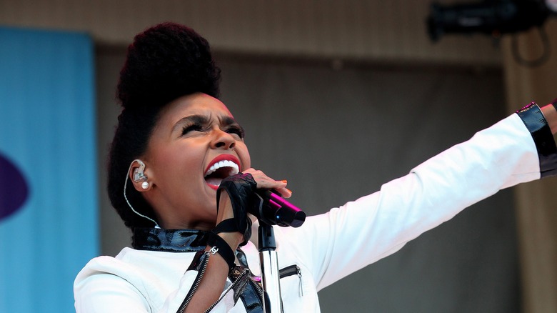 Janelle Monáe performing