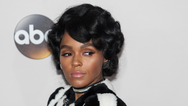 Janelle Monáe posing