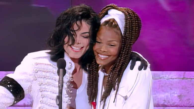 Michael Jackson and Janet Jackson