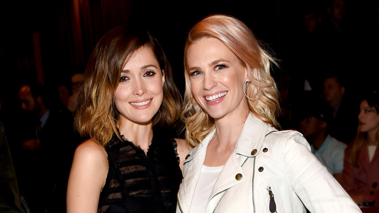 Rose Byrne and January Jones