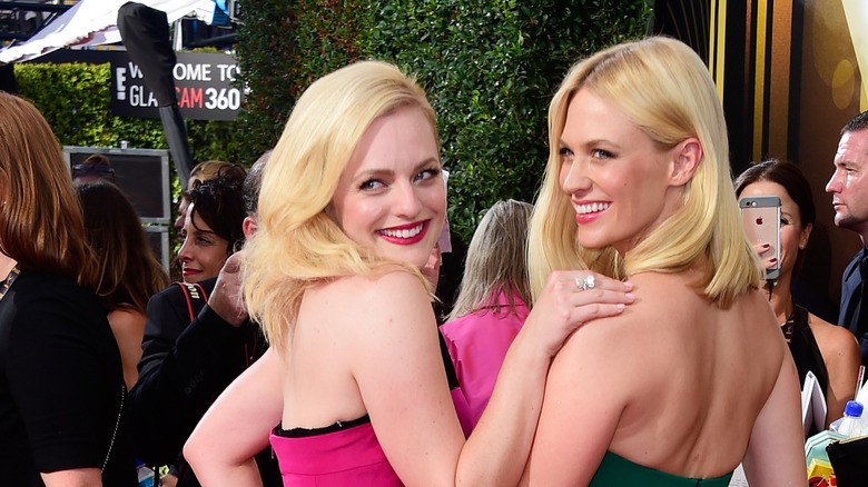 Elisabeth Moss and January Jones